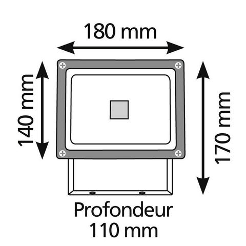 LUMIHOME - Projecteur LED-LUMIHOME-COB - Projecteur extérieur LED L Blanc froid | Lum